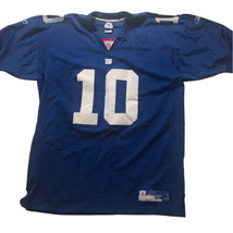 REEBOK NEW YORK GIANTS ELI MANNING JERSEY WOMENS WHITE BLUE SZ M