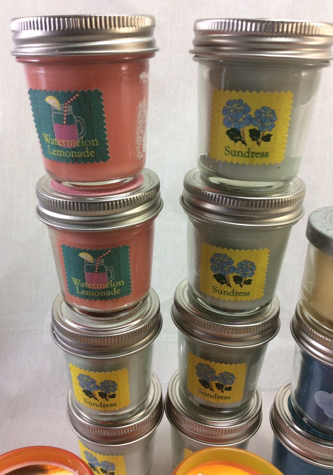 Bath and Body Works Votive Candle Set of 3 Fragances. Candles