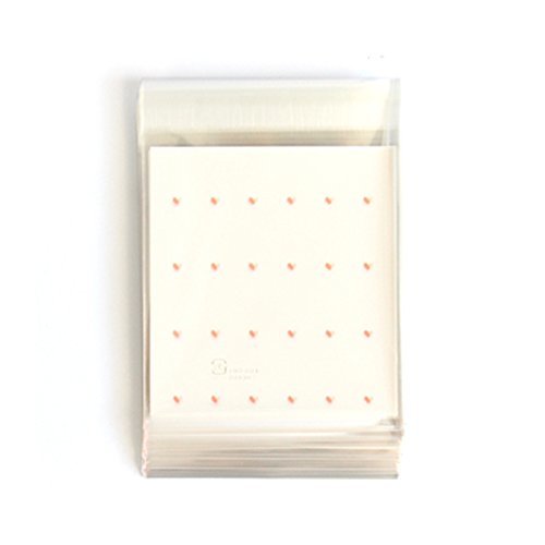 Blancho Bedding 300 Pcs DIY Pastry Treat Bags Self Adhesive Cellophane Gift Wrap