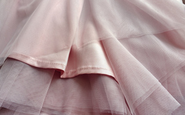 Womens Long Tulle Skirt, Pink Long Tulle Skirt, Bridesmaid Outfit, Plus Size image 7