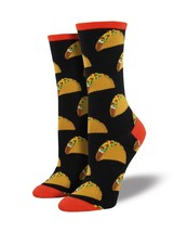 Socksmith Women&#39;s Socks Novelty Crew Cut Socks &quot;Tacos&quot; / Choose Your Col... - $11.29