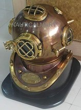 NauticalMart Diving Divers Helmet Copper Antique Us Navy Mark V Helmet