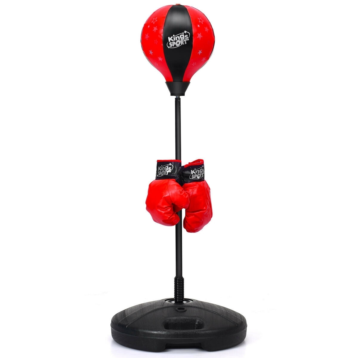 Kids Adjustable Stand Punching Bag Toy Set with Boxing Glove Punching