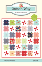Quilt Pattern Wildflowers Cotton Way Layer Cake Or Charm Friendly The Good Life - $8.91