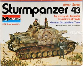 Monogram 1/32 Scale German Grizzly Bear Tank Sturmpanzer 43  7506 - $44.75