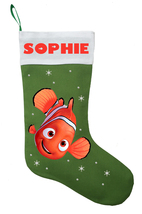 Nemo Christmas Stocking - Personalized and Hand Made Finding Nemo Christmas Stoc - $33.00