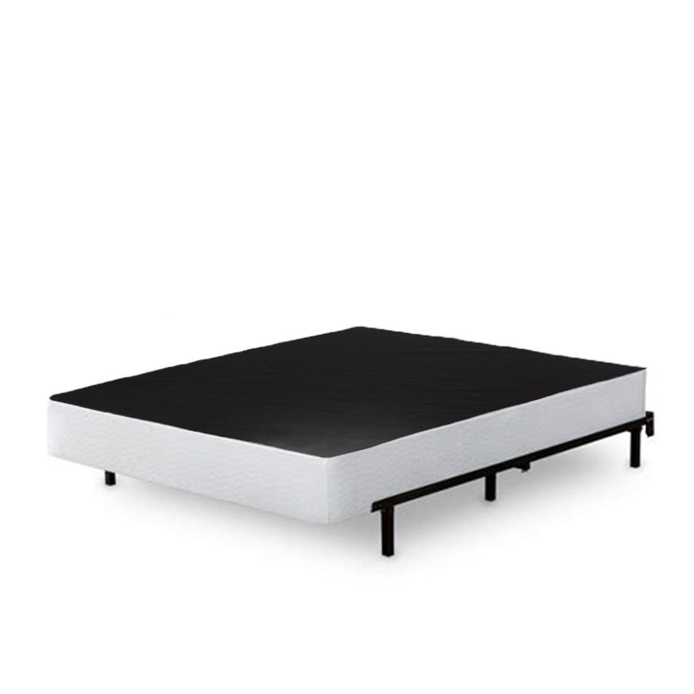 New Box Spring Bed Frame 8 Inch Mattress Foundation Strong Steel