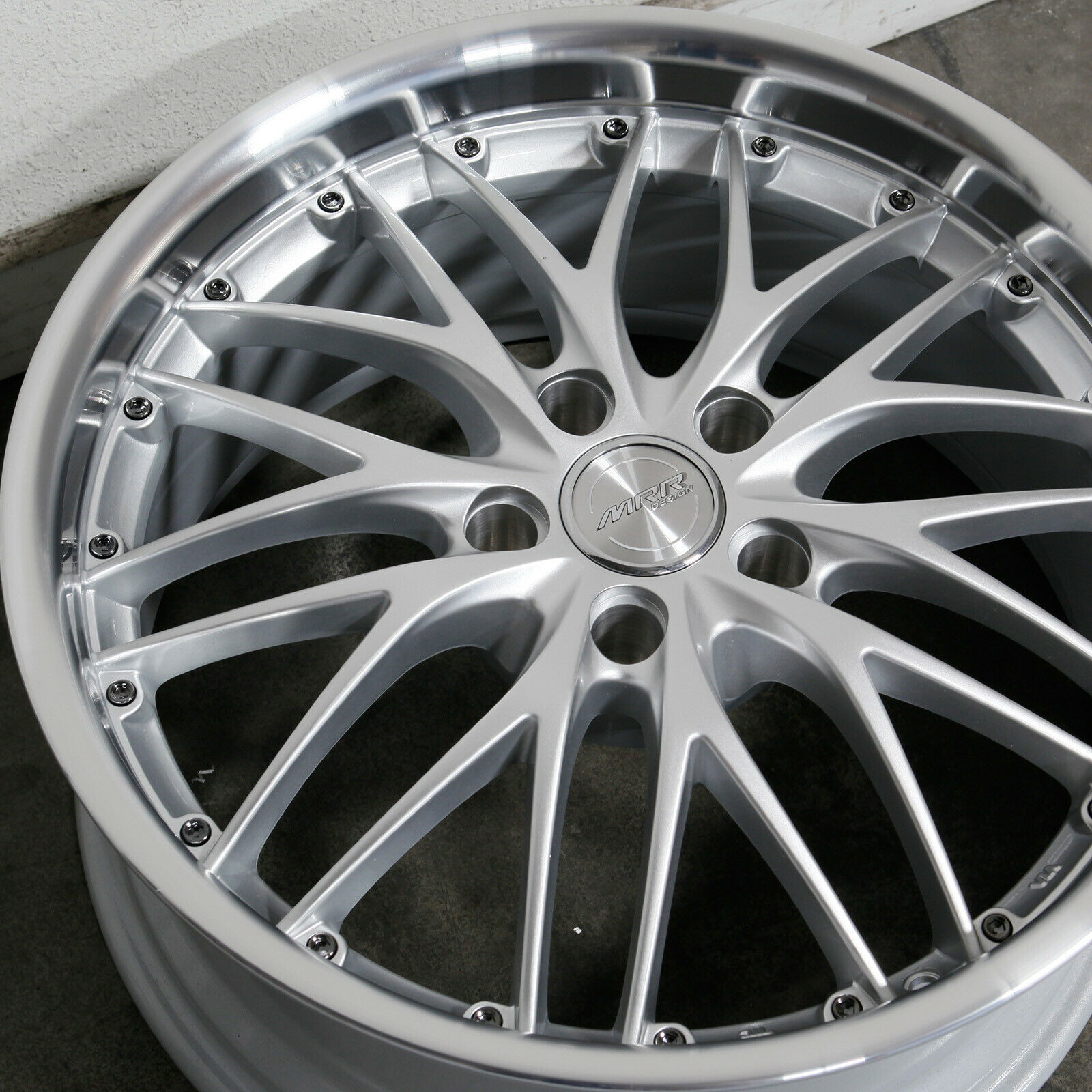 20x8.5 MRR GT1 5x120 20 Hyper Silver Wheels Rims Set(4) - Wheels