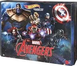 Hot Wheels Marvel Character Cars 5-Pack of 1:64 Scale Vehicles, Includes Captain - $51.00
