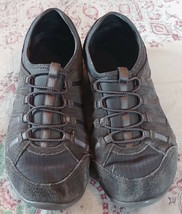 Skechers Gray Sneaker Slip-On Slide-On Memory Foam Womens Size 8.5 GUC - $21.73