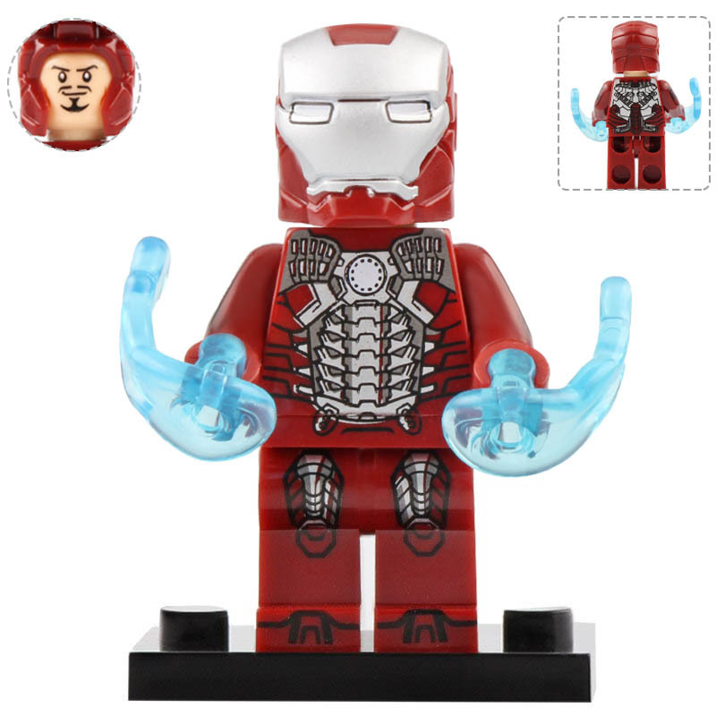 Iron Man (Mk 5) Marvel Universe Minifigures Lego Compatible Toys