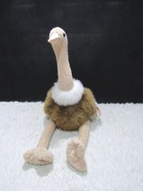 Ty Beanie Buddy 1998 Stretch The Ostrich, Brown And White Plush, New w/ Tags - $6.95