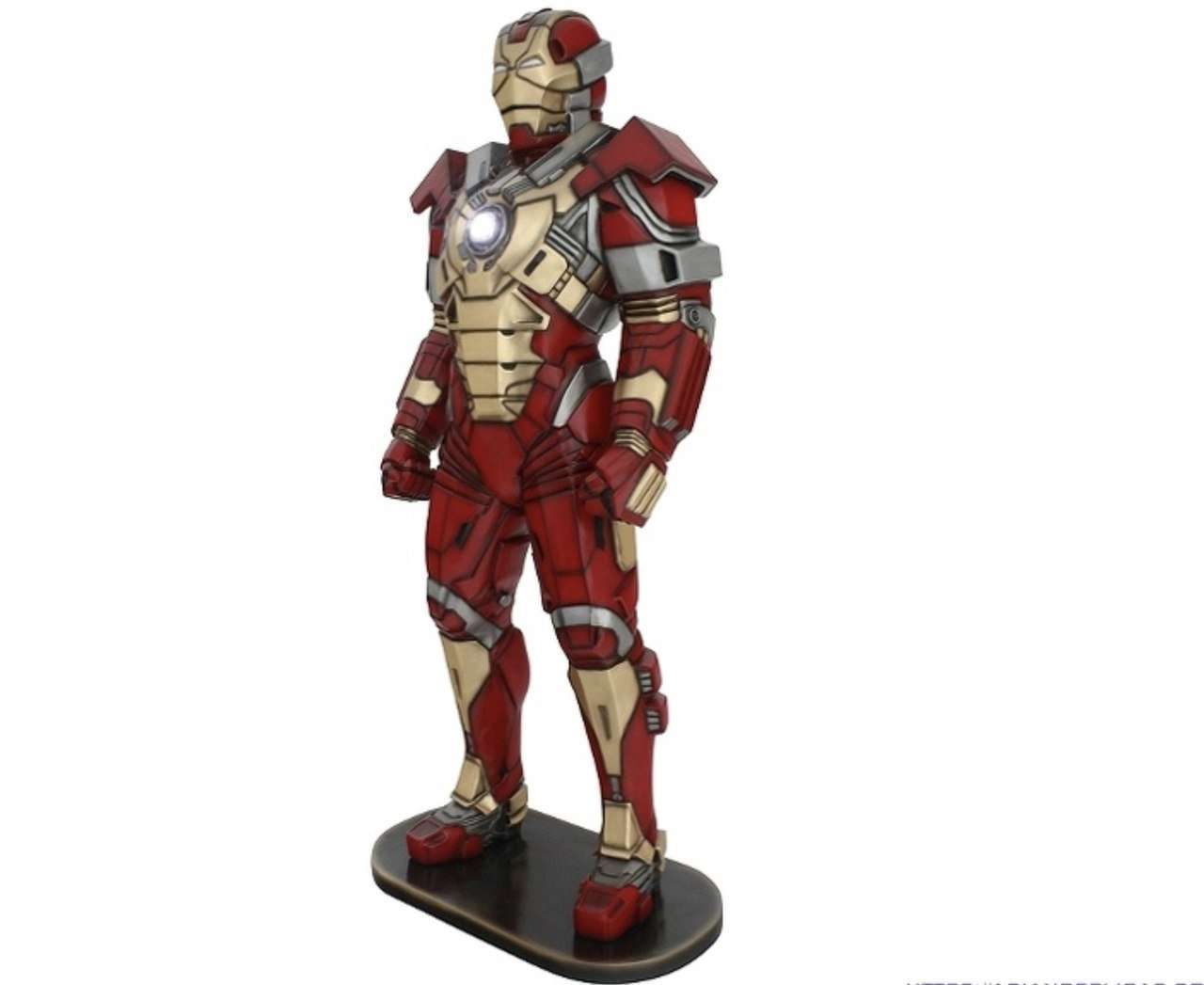 Hero Metal Man Life Size Movie Prop Decor Statue Sculptures & Figurines