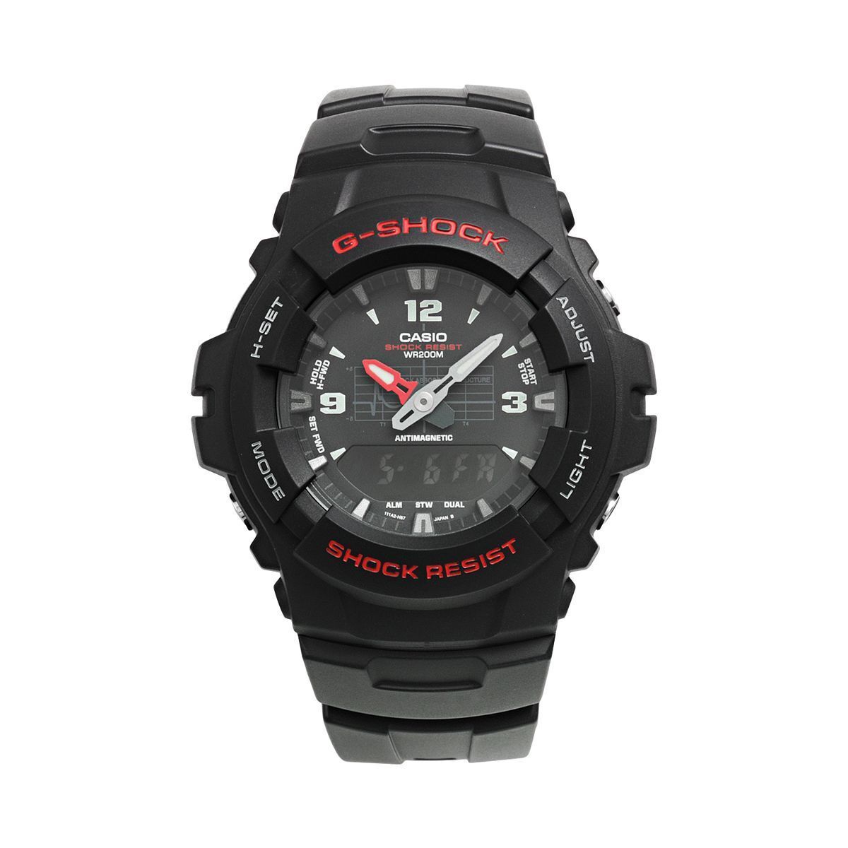Casio G-Shock G100-1BV Analog & Digital Chronograph Men's Watch ...