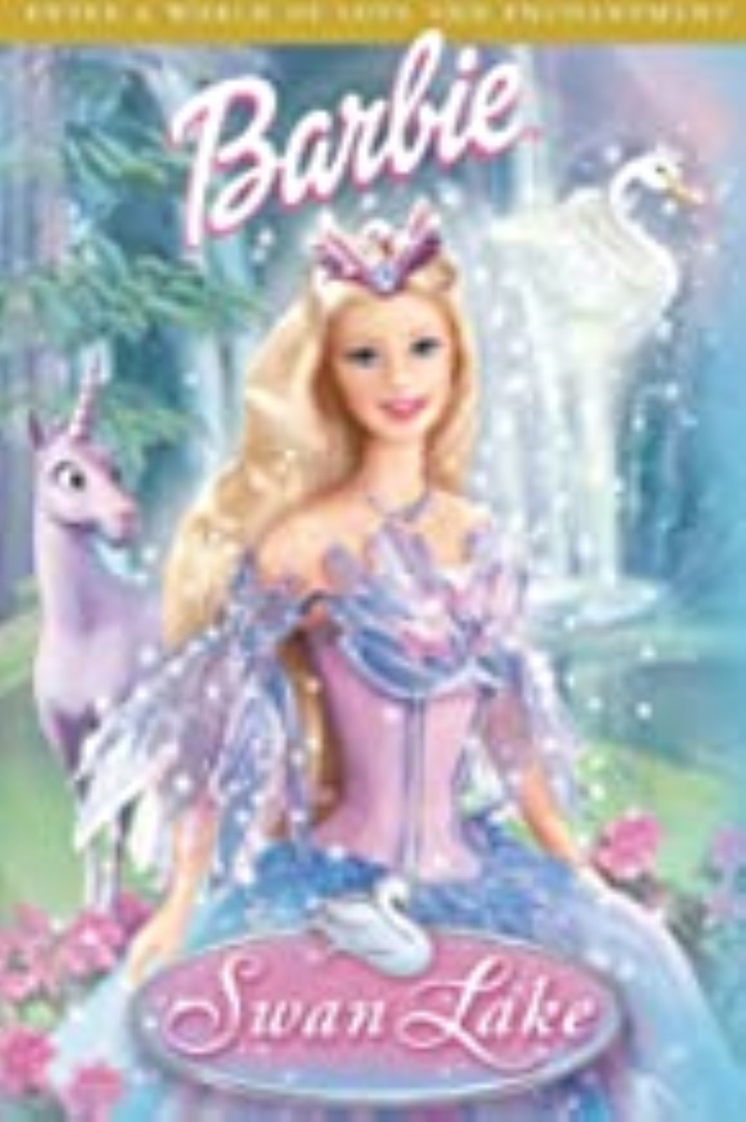barbie swan lake unicorn plush