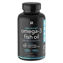 Omega-3 Fish Oil Wild Alaska Pollock Triglyceride EPA & DHA Fatty Acids(1250mg) - $43.25