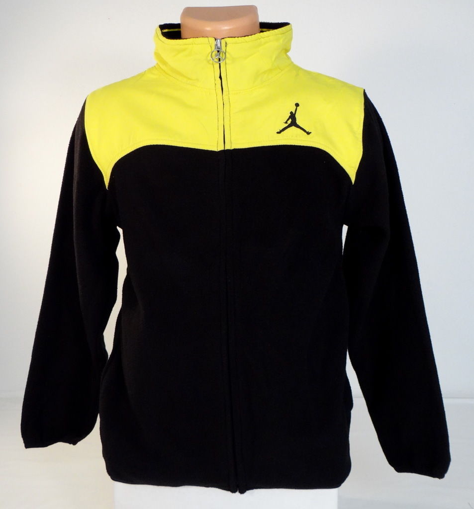 black and yellow jordan jacket