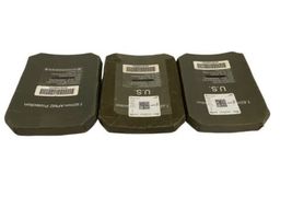 Set of 4 Level III Strike Face Body Armor Plate Insert Lot Modular Tactical Vest image 7