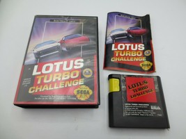Lotus Turbo Challenge (Sega Genesis, 1992)   Complete in Box - CIB - $28.99
