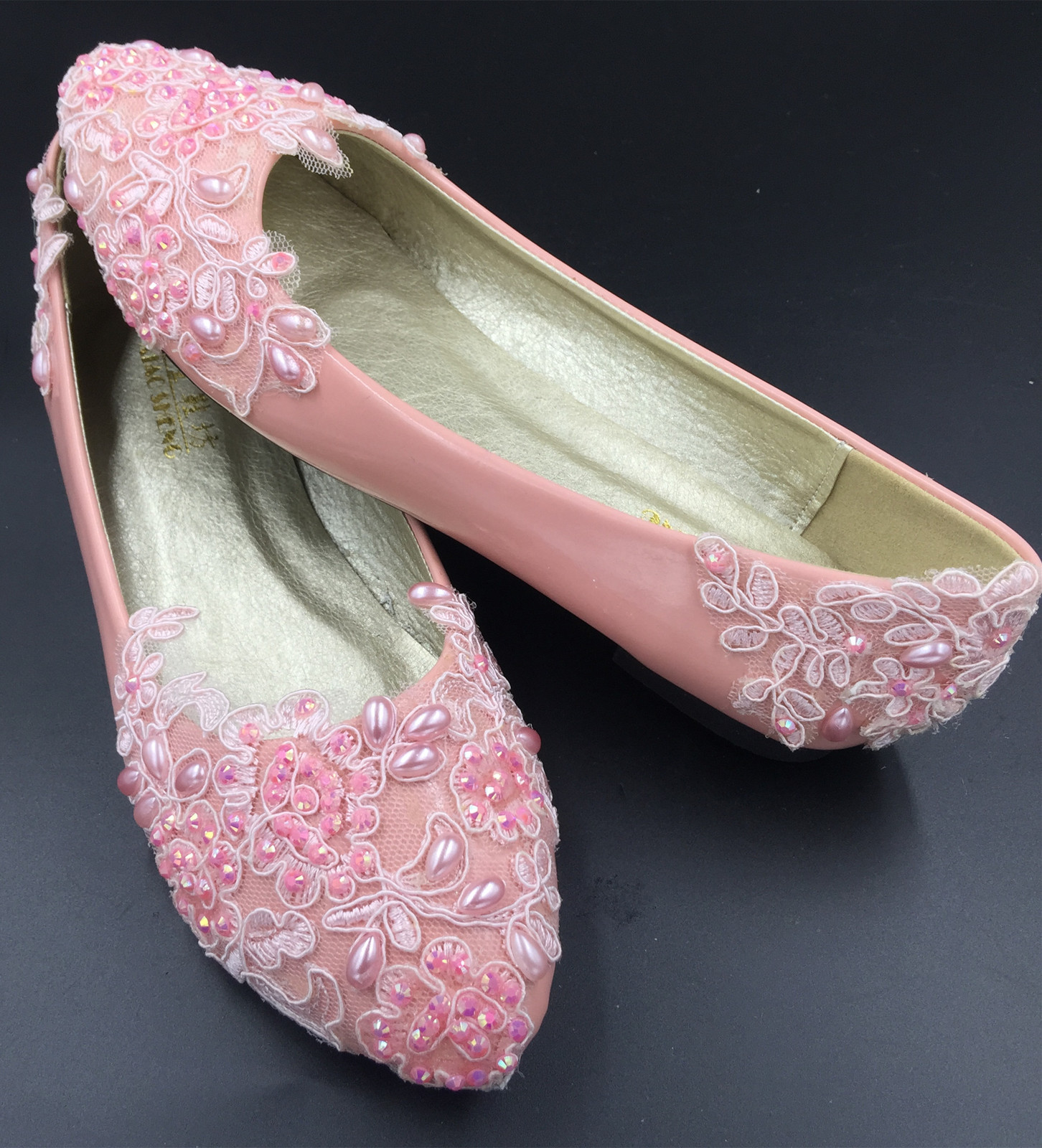 formal pink shoes,pink ballet shoes,blush pink wedding shose,bridal ...