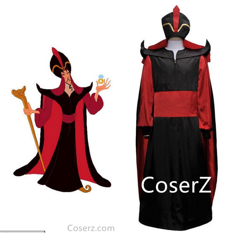Aladdin Jafar Villain Costume Women