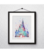 Cinderella Castle Disney buy Poster, buy Watercolor, buy Disney Print, b... - $2.80