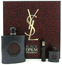 Yves Saint Laurent Black Opium Perfume 3.0 Oz Eau De Parfum Spray 3 Pcs Gift Set image 5