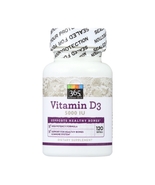 365 Whole Foods Supplements, Vitamin D3, 5000 IU 120 Softgels - $22.39
