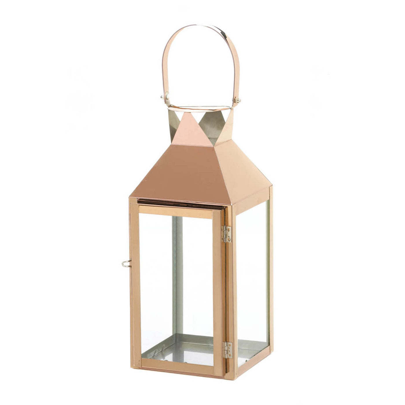ROSE GOLD CANDLE LANTERN Candle Holders & Accessories