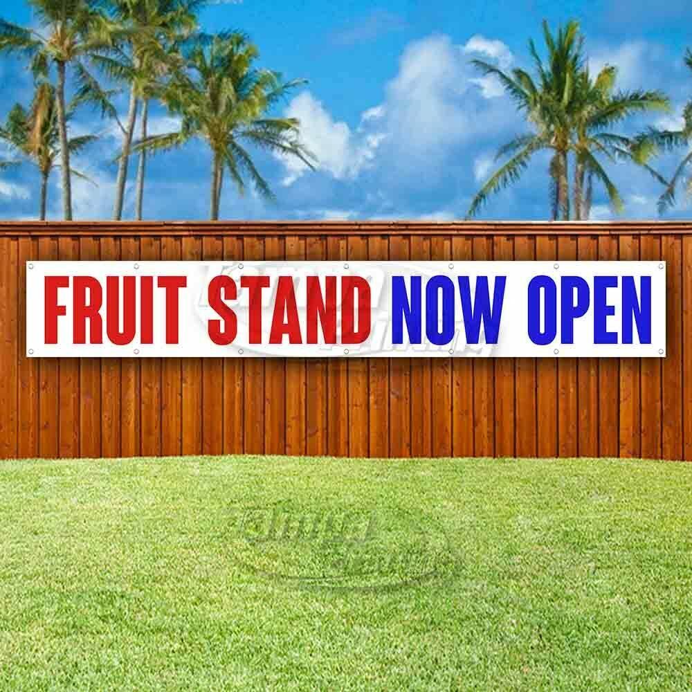 FRUIT STAND NOW OPEN Advertising Vinyl Banner Flag Sign LARGE HUGE XXL ...