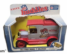 1913 Model T Delivery Van Atlanta Falcons Huddles NFL Die Cast Metal Bank