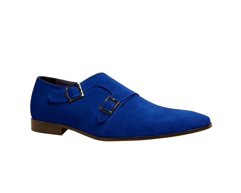 blue suede dress shoes