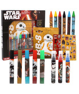 Star Wars Deluxe Arte Set Disney Force Awakens Pennarelli Adesivi Colori... - $45.44