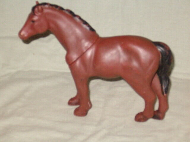 Primary image for TOY  HORSE 7"  BROWN   LAKE SHORE HEAD TURNS