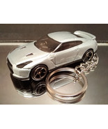 Silver 2009 Nissan GT-R Key Chain Ring - $14.54