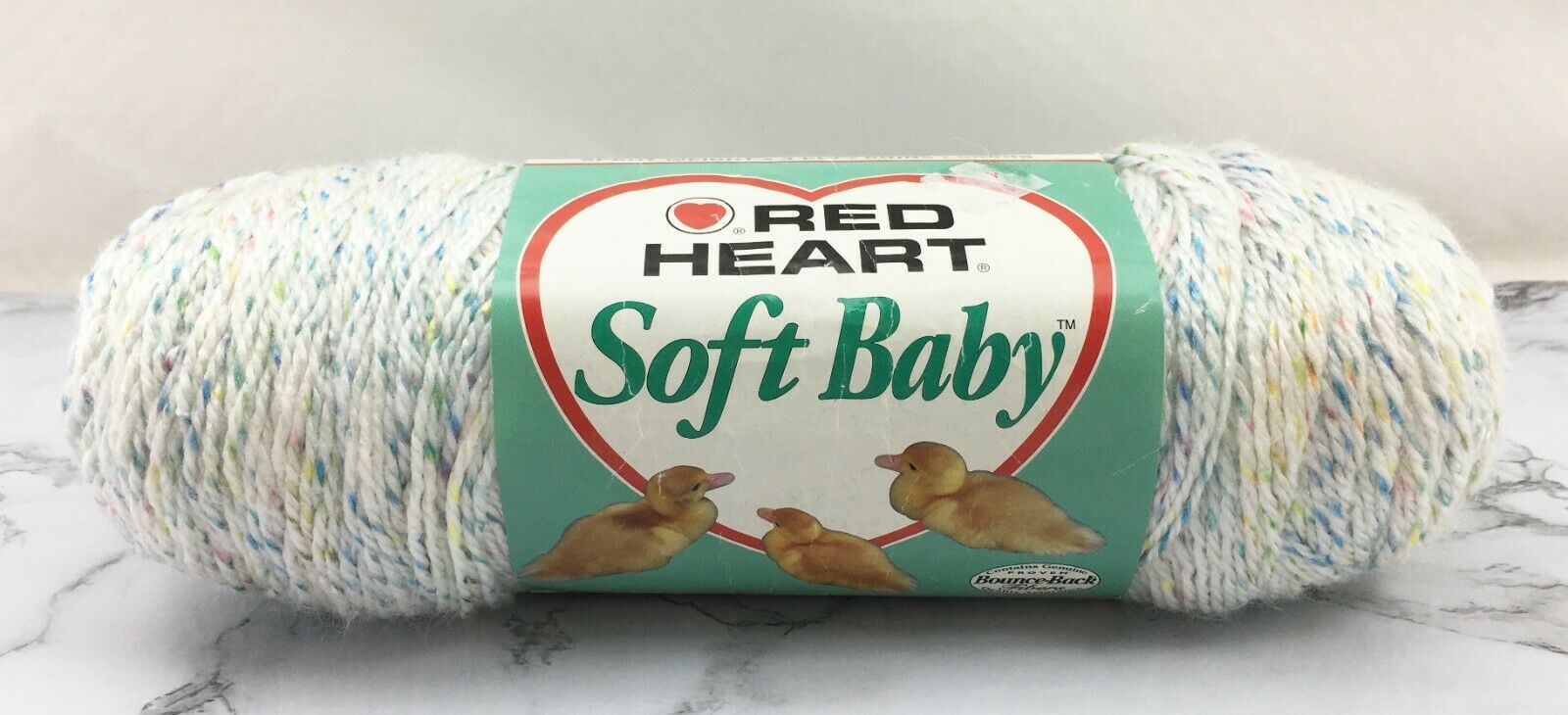 Red Heart Soft Baby Twinkles Sport Weight 3 Ply Yarn Color White
