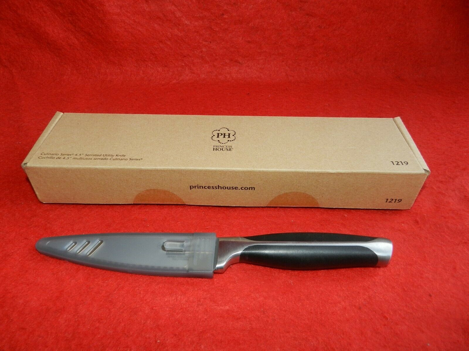 PRINCESS HOUSE 1219 CULINARIO SERIES 4.5" SERRATED UTILITY KNIFE NEW