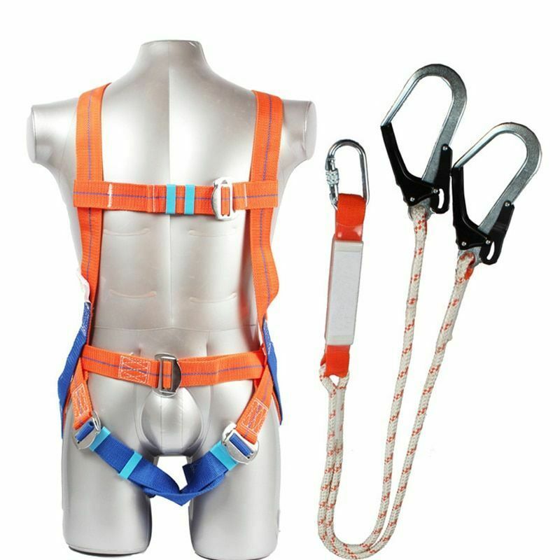 Safety Belt Five Points Full Body Double Hook Harness Labor Working