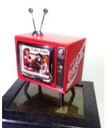 Coca Cola mini TV Shaped Desk Clock (Coke Time) - Tested Works - New In Box - $69.90