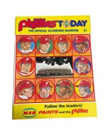 Philadelphia Phillies Baseball Scorecard Magazine 1983 Veterans Stadium ... - $16.00
