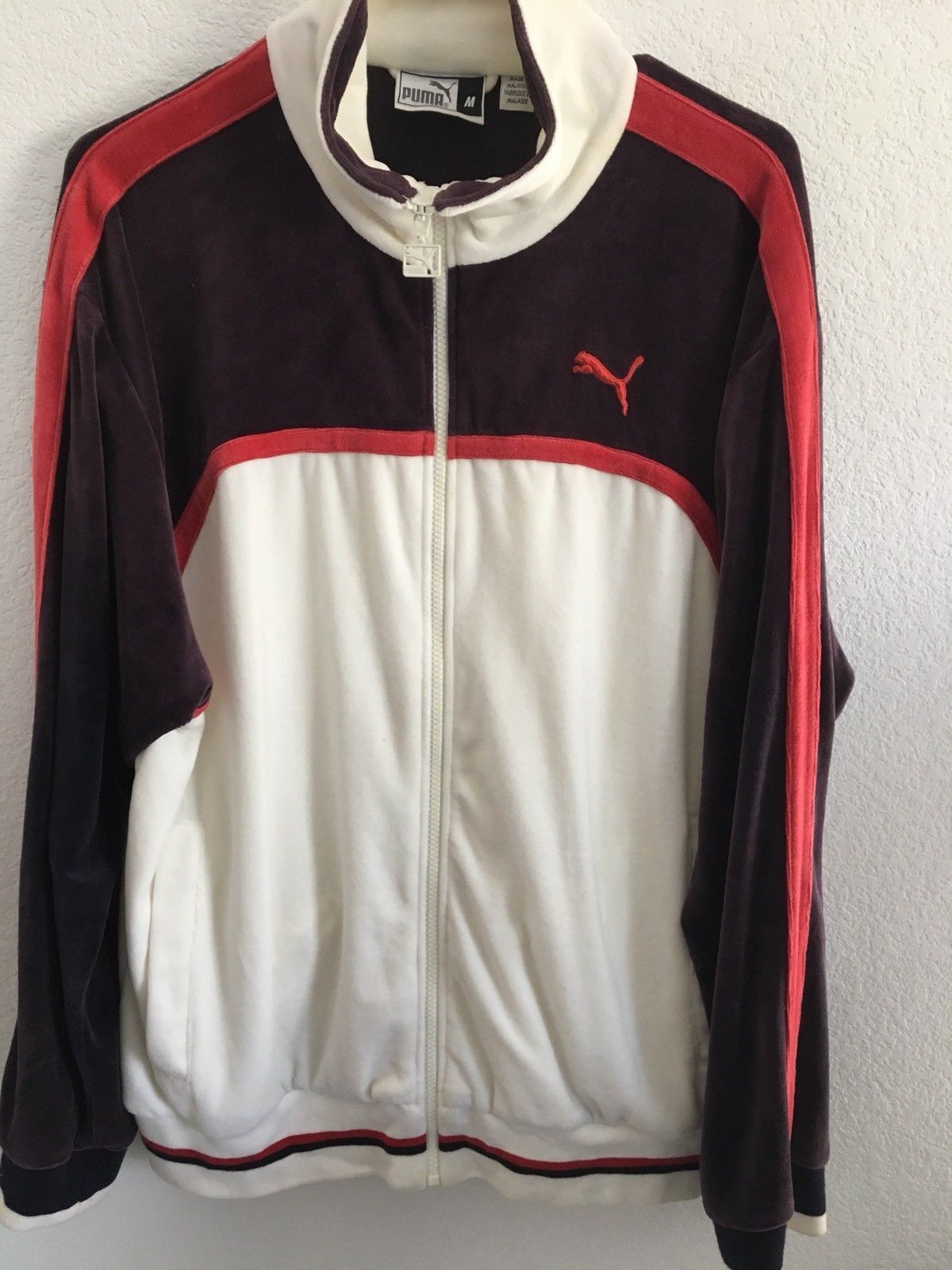 puma velour tracksuit mens