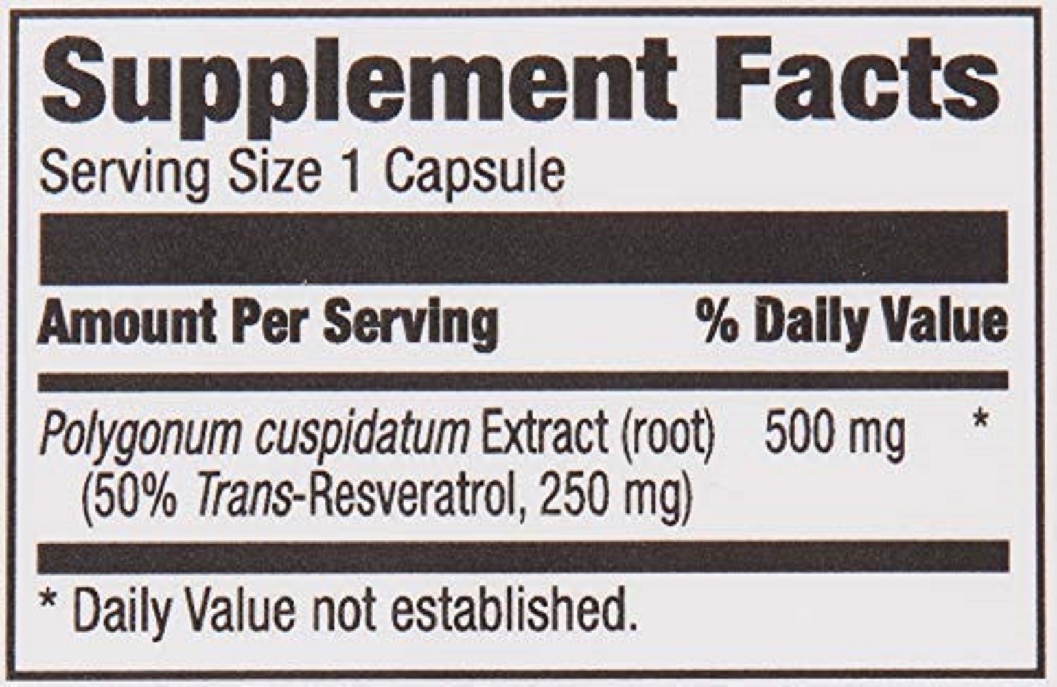 Amazon Brand - Revly Trans-Resveratrol, 250 mg, 60 Capsules, 2 Month Supply