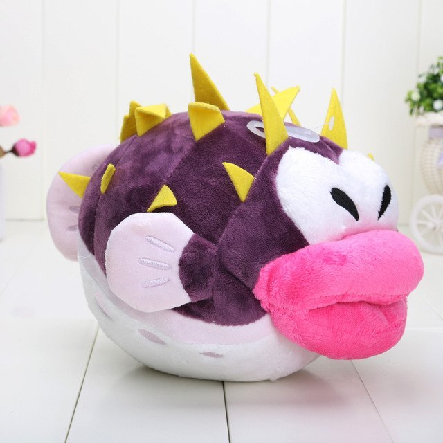 super mario porcupuffer plush