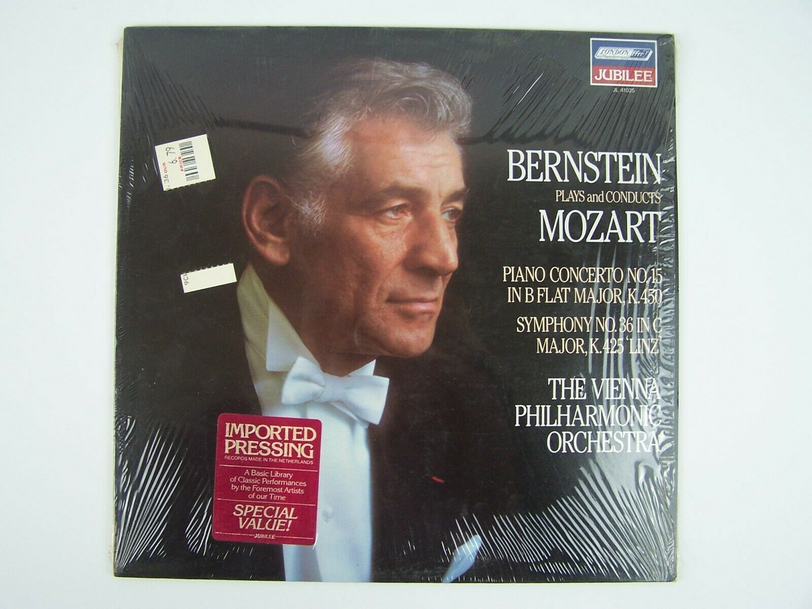 Leonard Bernstein Vienna Philharmonic Orchestra Mozart Vinyl LP Record ...