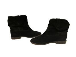 ISABEL MARANT Crisi Black Suede Hidden Wedge Cluster Ankle Boots EU 40 Women 10 image 5