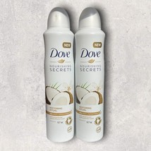 2 x Dove Women Antiperspirant Aerosol Deodorant Coconut & Jasmine Flower 6.7o... - $29.69