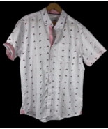 International Report Shirt Large Mens Toucan Bird Tropical Hawaiian Butt... - $37.22
