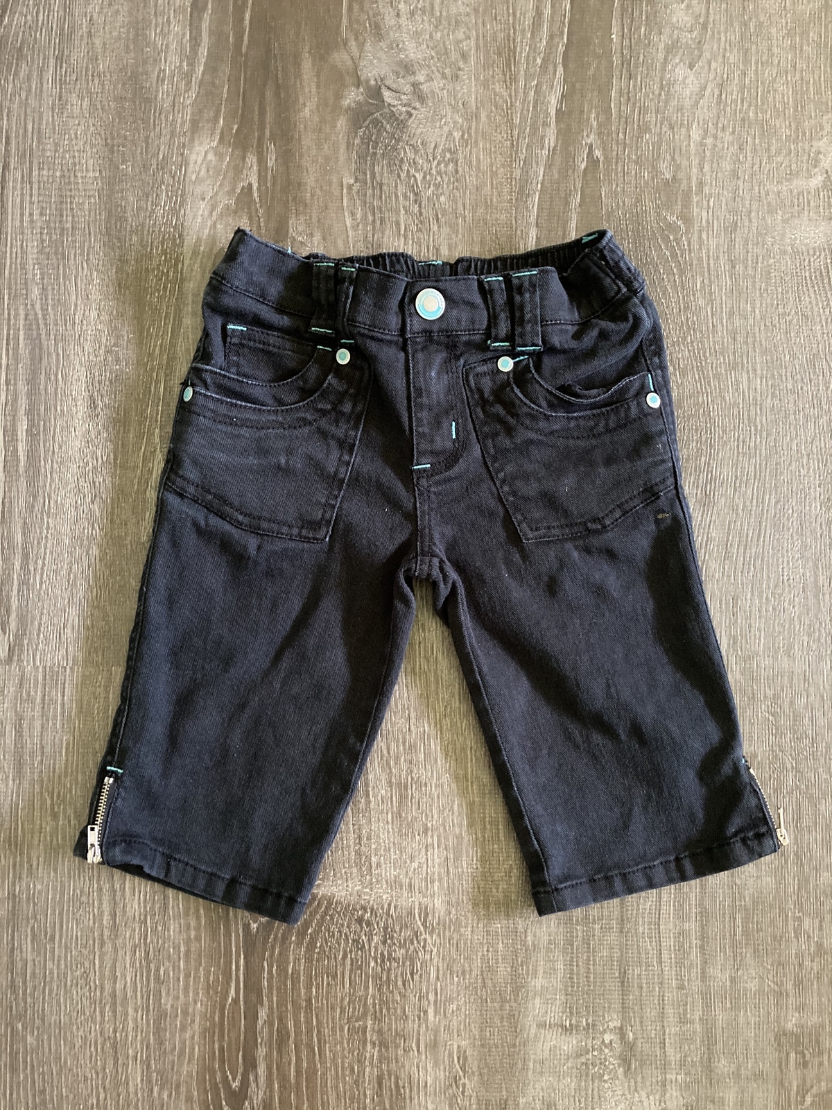 Primary image for Hannah Montana Black Jean Shorts Size 6