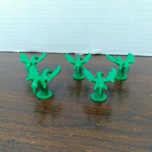Tsr Dragonlance Board Game Replacement Parts Pieces 5 Green Dragon W/ Bases 1988 - $9.89