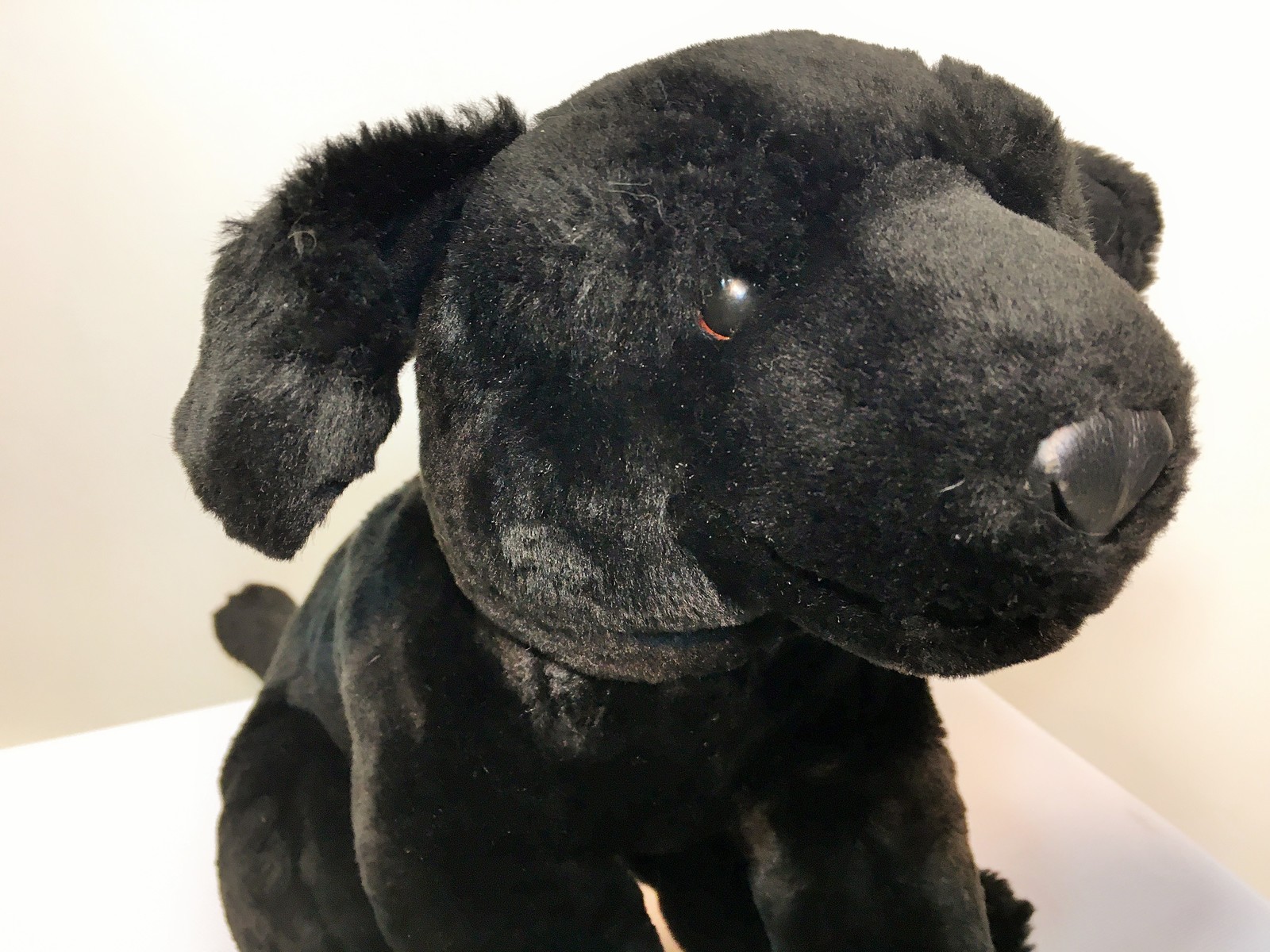 black lab stuffed animal ty